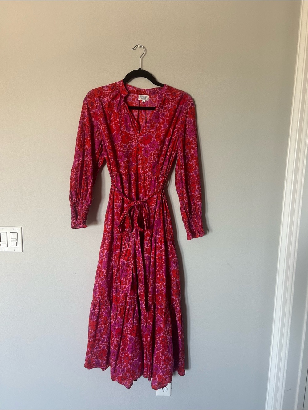 Pink City Prints Isabel Classic midi dress